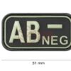 JTG Bloodtype Rubber Patch AB Neg Glow OD-TM-10173760100 7099 asgbox.pl
