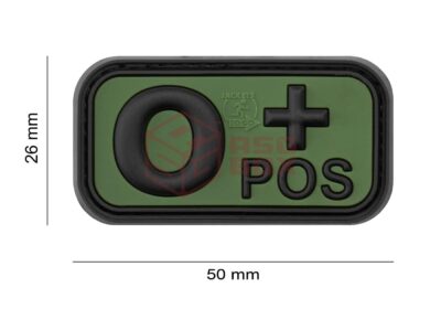 JTG Bloodtype Rubber Patch 0 Pos Forest - obrazek 4