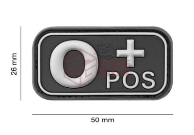 JTG Bloodtype Rubber Patch 0 Pos SWAT - obrazek 4