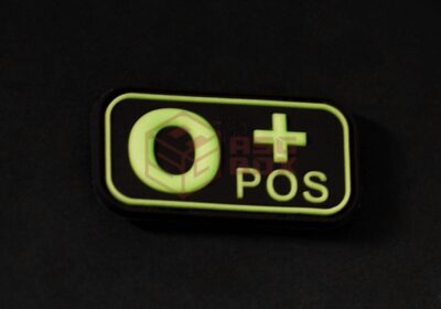 JTG Bloodtype Rubber Patch 0 Pos Glow - obrazek 4