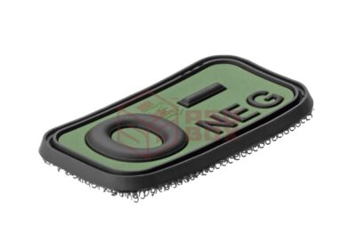 JTG Bloodtype Rubber Patch 0 Neg Forest - obrazek 3