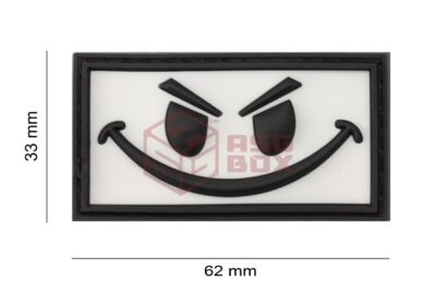JTG Evil Smile Rubber Patch White - obrazek 4