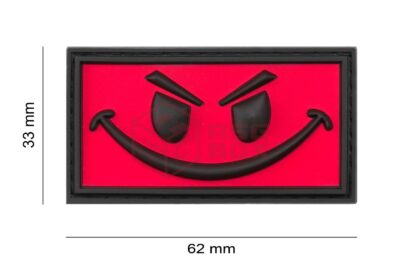 JTG Evil Smile Rubber Patch Red - obrazek 4