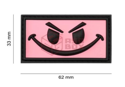 JTG Evil Smile Rubber Patch Pink - obrazek 4