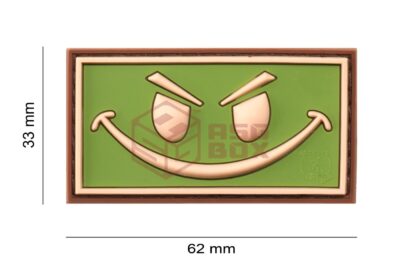 JTG Evil Smile Rubber Patch Green - obrazek 4