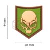 JTG SOF Skull Rubber Patch Green OD-TM-10174320000 7137 asgbox.pl