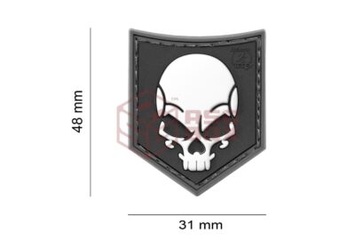 JTG SOF Skull Rubber Patch SWAT - obrazek 4