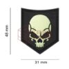 JTG SOF Skull Rubber Patch Glow OD-TM-10174360100 6251 asgbox.pl