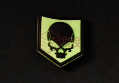 JTG SOF Skull Rubber Patch Glow Back - obrazek 4