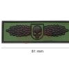JTG SOF Skull Badge Rubber Patch Forest OD-TM-10174421400 7139 asgbox.pl