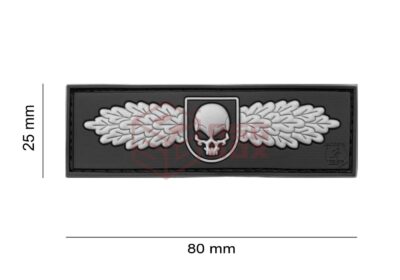 JTG SOF Skull Badge Rubber Patch SWAT - obrazek 4