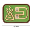 JTG Shit Magnet Rubber Patch Green OD-TM-10174620000 7135 asgbox.pl