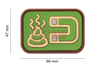 JTG Shit Magnet Rubber Patch Green - obrazek 4