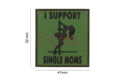 JTG I Support Single Mums Rubber Patch Forest - obrazek 4