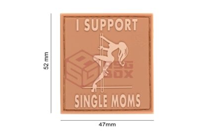 JTG I Support Single Mums Rubber Patch Desert - obrazek 4