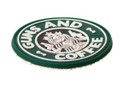 JTG Guns and Coffee Rubber Patch Multicolor - obrazek 3