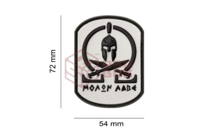 JTG Molon Labe Rubber Patch White - obrazek 5