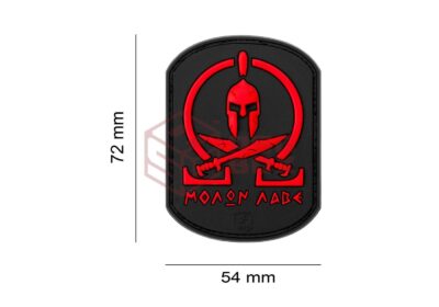 JTG Molon Labe Rubber Patch Blackmedic - obrazek 5