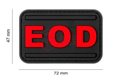 JTG EOD Rubber Patch Blackmedic - obrazek 4