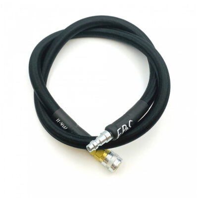 EPeS HPA S a F Braided Hose, 100cm, QD Foster - Black