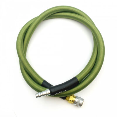 EPeS HPA S a F Braided Hose, 100cm, QD Foster - Olive Drab