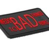 JTG We do bad Things Rubber Patch Blackmedic OD-TM-10193150500 8976 asgbox.pl
