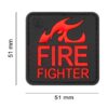 JTG Fire Fighter Rubber Patch Blackmedic OD-TM-10193450500 7114 asgbox.pl