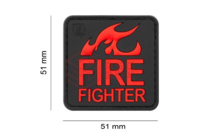 JTG Fire Fighter Rubber Patch Blackmedic - obrazek 4