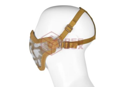 Invader Gear Steel Half Face Mask Death Head Tan - obrazek 3