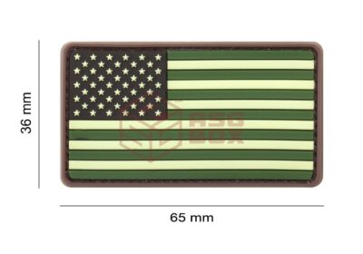 JTG US Flag Rubber Patch Forest - obrazek 4