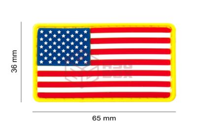 JTG US Flag Rubber Patch Multicolor - obrazek 4