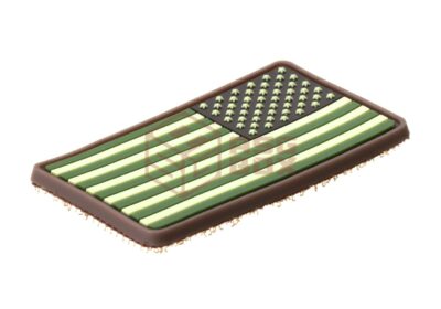 JTG US Flag Rubber Patch Reversed Forest - obrazek 3