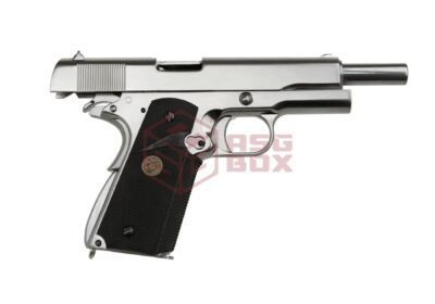WE M1911 MEU Full Metal V3 GBB Silver - obrazek 3