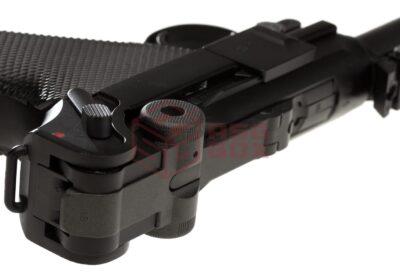 WE P08 8 Inch Full Metal GBB Black - obrazek 4