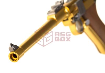 WE P08 8 Inch Full Metal GBB Gold - obrazek 4