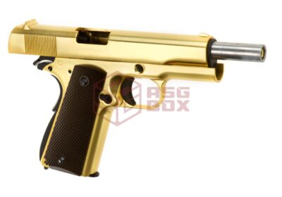 WE M1911 Full Metal GBB Gold - obrazek 2