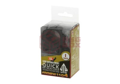 Leapers QD 25.4mm CNC Mount Rings Low Black - obrazek 3