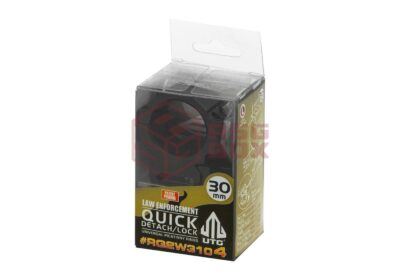 Leapers 30mm QD CNC Mount Rings Low Black - obrazek 3