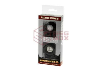 Leapers 25.4mm CNC Mount Rings Medium Black - obrazek 3