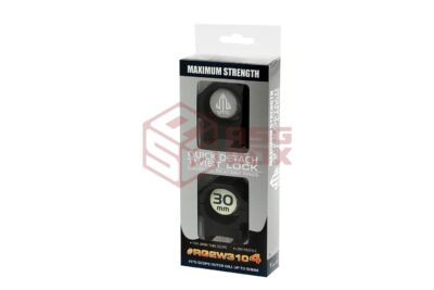 Leapers 30mm CNC Mount Rings Low Black - obrazek 4