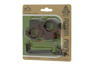 Leapers 25.4mm Airgun Mount Ring Medium Black - obrazek 3