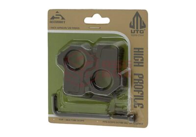 Leapers 25.4mm Airgun Mount Ring High Black - obrazek 3