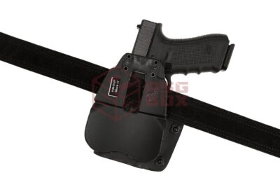 Frontline Open Top Kydex Holster for Glock 17 GTL Paddle Black - obrazek 3