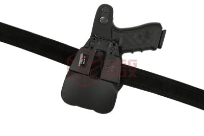 Frontline Thumb-Break Kydex Holster für Glock 17 Paddle Black - obrazek 3