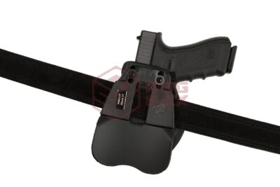 Frontline KNG Open Top Holster für Glock 17 Paddle Black - obrazek 3