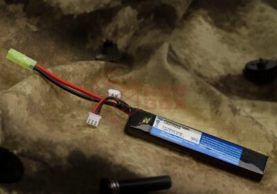 Pirate Arms Lipo 7.4V 1100mAh 20C Stock Tube Type Black - obrazek 3