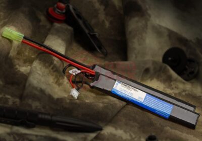 Pirate Arms Lipo 7.4V 1300mAh 20C Twin Type Black - obrazek 3