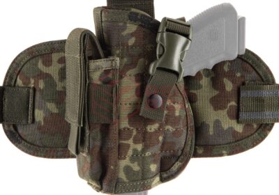 Invader Gear Dropleg Holster Left Flecktarn - obrazek 3