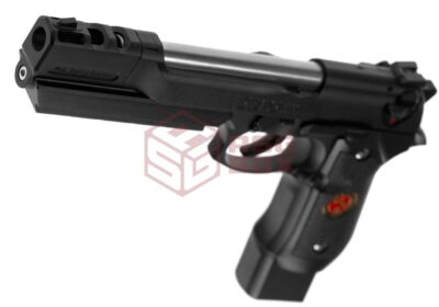 WE M92 Biohazard Extended Full Metal GBB Black - obrazek 4