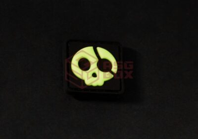 JTG Halloween Pirate Rubber Patch Glow - obrazek 4